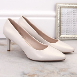 Sergio Leone W SK414D tacones altos perla blanco 12