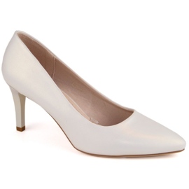 Sergio Leone W SK414D tacones altos perla blanco 14