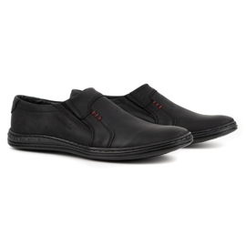 Polbut Slip-on hombre en piel 334N Plb negro 4