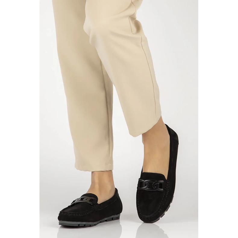 Filippo dp3630/25 mocasines de cuero bk negro 1