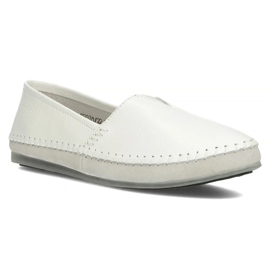 Filippo DP031/25 mocasines de cuero blanco 2