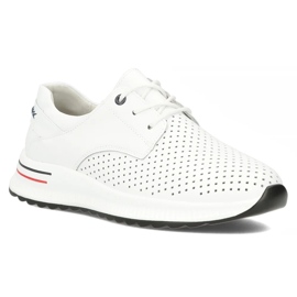 Filippo DP6022/25 zapatillas de cuero blanco 5