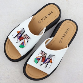Zapatillas blancas para mujeres Vinceza 66623 blanco 2