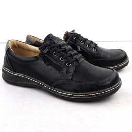 Zapatos para mujeres cómodos negros unisoft 9018 2