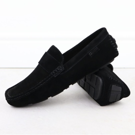 Mocasadores de cuero para hombres Black Big Star RR174049 beige 4