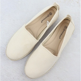 EMPADRILLES Mujeres de gamuza insertada Potocki PY16332 beige 2
