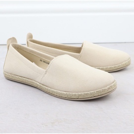 EMPADRILLES Mujeres de gamuza insertada Potocki PY16332 beige 3
