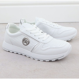 Zapatos deportivos femeninos Potocki blanco Py16342 2