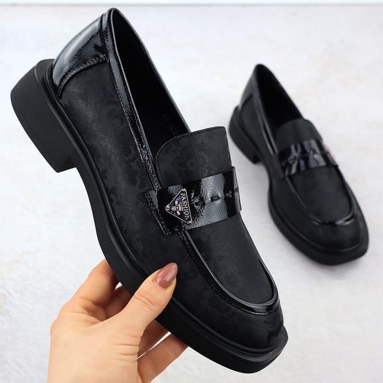 Zapatos de mujer Lords Black Potocki SZ12650 negro 1