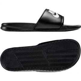 Nike Benassi JDI 343880 090 Flip Black -Flops negro 1 Nike Benassi JDI 343880 090 Flip Black -Flops negro 1