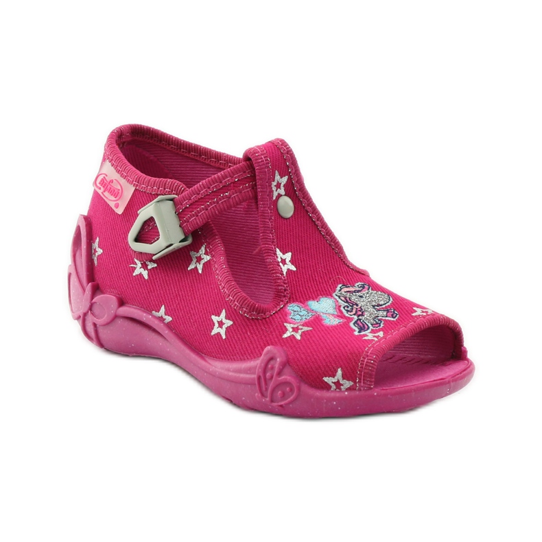 Zapatillas befado para niños zapatillas 213p102 rosa gris 1