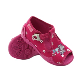 Zapatillas befado para niños zapatillas 213p102 rosa gris 3