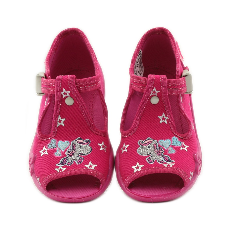Zapatillas befado para niños zapatillas 213p102 rosa gris 4