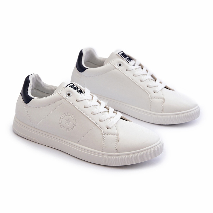 Zapatillas Bajas para Hombre Piel Ecológica Big Star NN174282 Blanco 4