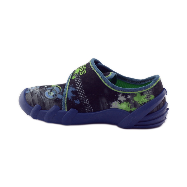 Befado zapatos infantiles babuchas deportivas 273x226 azul marino verde 2