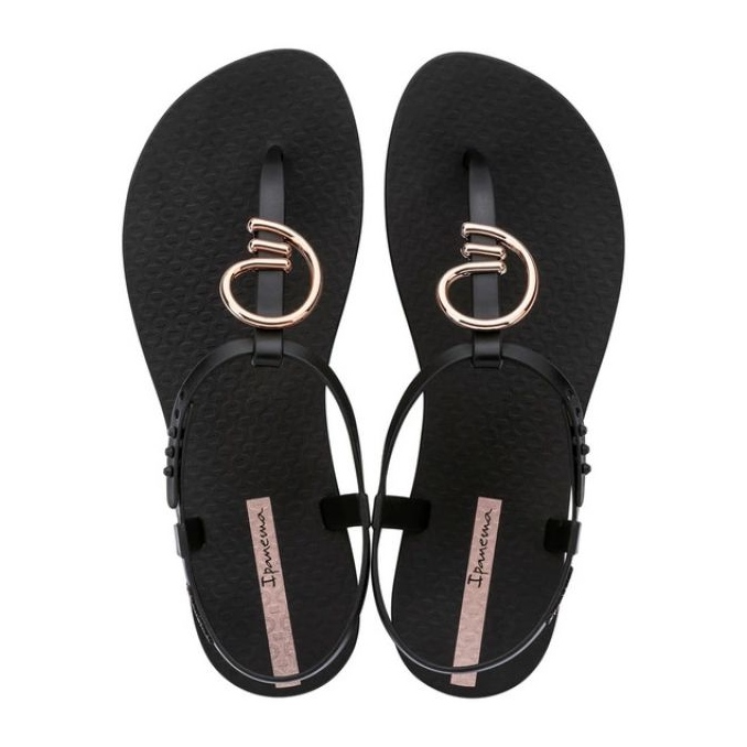Ipanema Class Storish 83656 BD172 Sandles Negro de oro 1