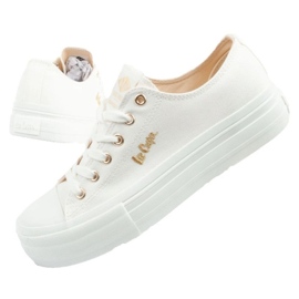 Lee Cooper LCW-25-02-3289L zapatos de zapatillas blancas blanco 1