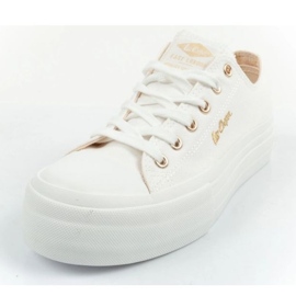 Lee Cooper LCW-25-02-3289L zapatos de zapatillas blancas blanco 2