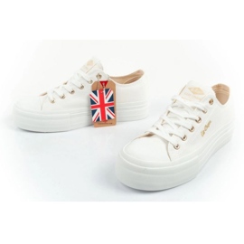 Lee Cooper LCW-25-02-3289L zapatos de zapatillas blancas blanco 7