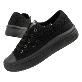 Lee Cooper LCW-23-44-1618L Zapatos de encaje negro zapatillas 1