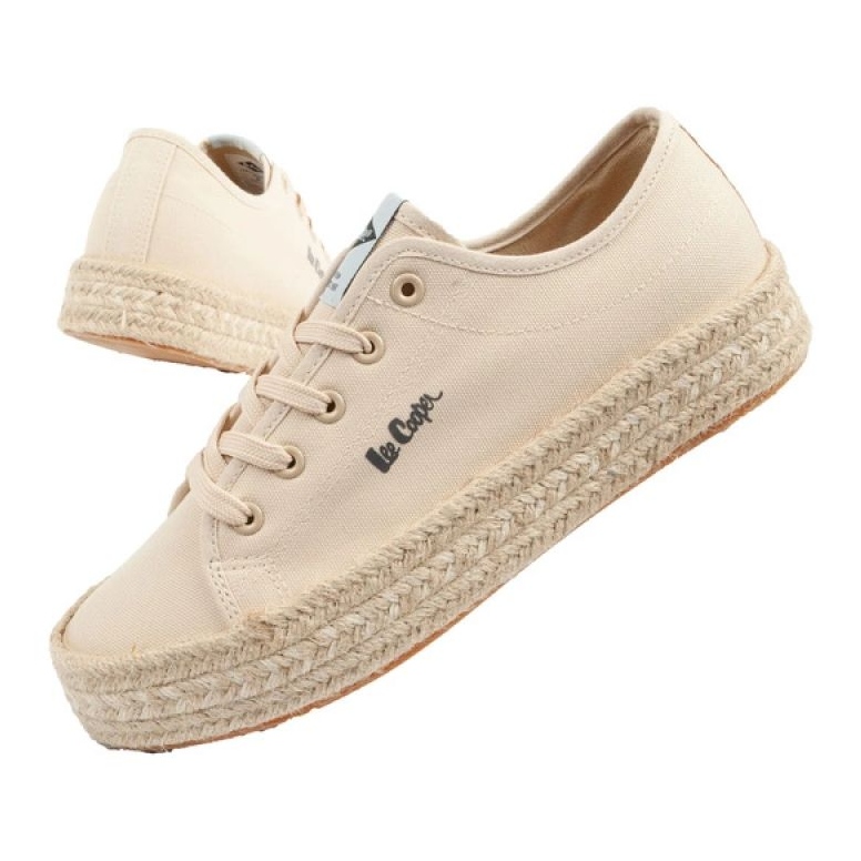 Lee Cooper LCW-25-44-3215L zapatos beige alpargatas 1