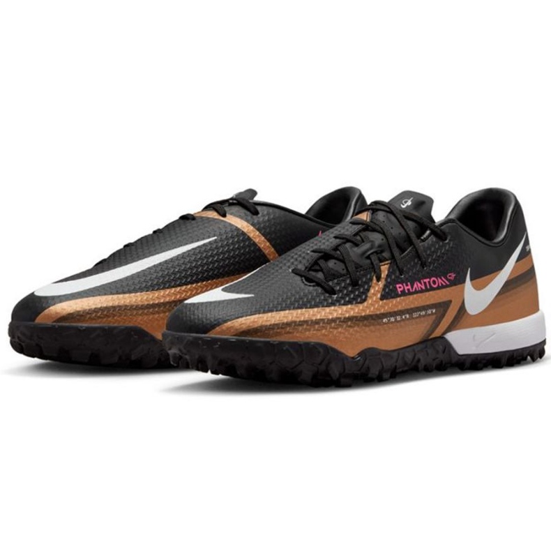 Zapatillas de fútbol Nike Phantom GT2 Academy Qatar Tf DR5965 810 negro 3