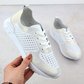 Białe Artiker 56C1036 zapatos deportivos de cuero abiertos blanco 1 Białe Artiker 56C1036 zapatos deportivos de cuero abiertos blanco 1