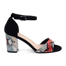 Sandalias elegantes Sergio Leone negro 6
