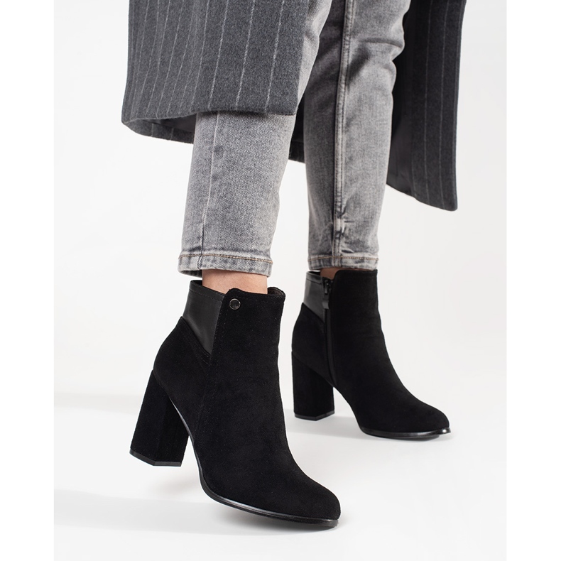 Goodin Botines negros de ante 2