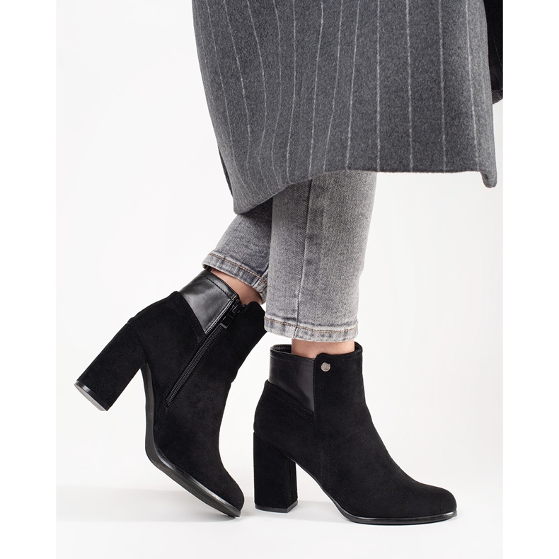 Goodin Botines negros de ante 1