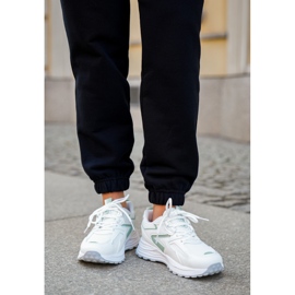 Big Star Zapatos deportivos femeninos grandes estrellas nn274a095 Sistema de alta poli sistema de verde blanco 2