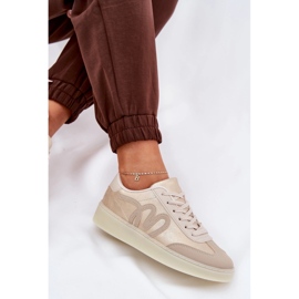 Zapatos deportivos ecológicos ecológicos de oro beige dorado 3