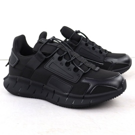 McArthur Zapatos deportivos para hombres negros MC4 MC4 1
