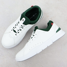 Zapatos deportivos de cuero para hombres blancos mcArthur MC19 4