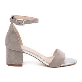 Sandalias en el poste de Sergio Leone gris 4