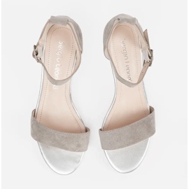 Sandalias en el poste de Sergio Leone gris 6