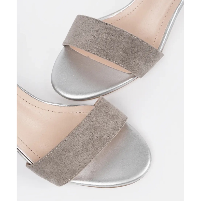 Sandalias en el poste de Sergio Leone gris 2