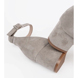 Sandalias en el poste de Sergio Leone gris 3