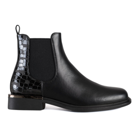 Elegantes botas Chelsea de Sergio Leone negro 4