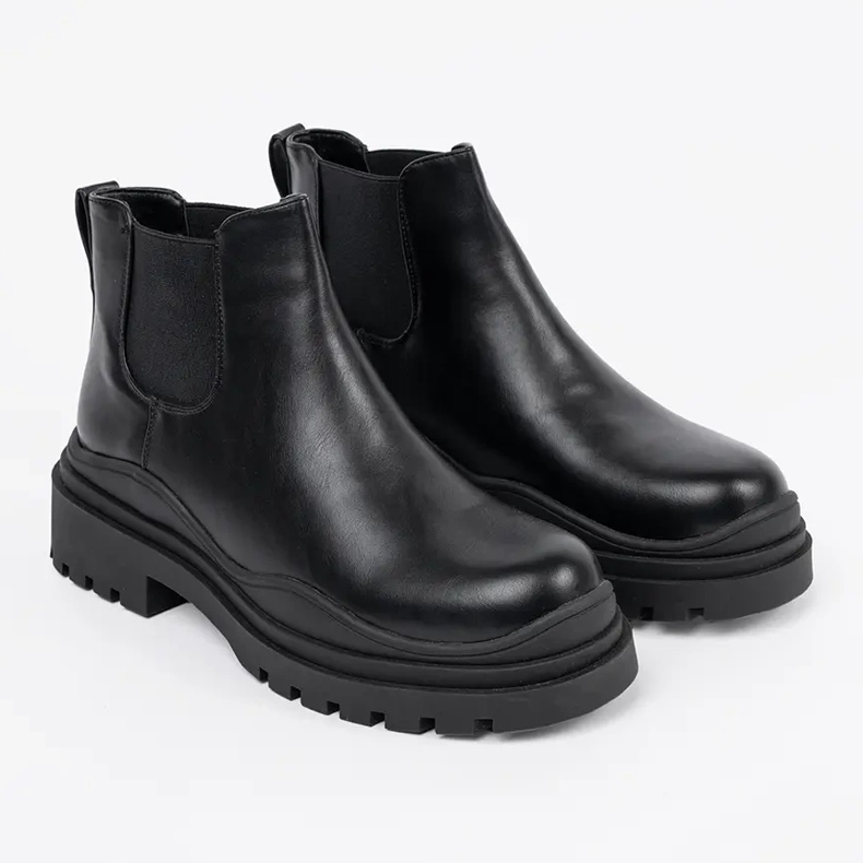 Botines de mujer Shelovet con plataforma. beige 2