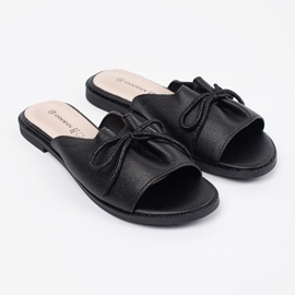 Goodin Aletas negras con un arco negro 2