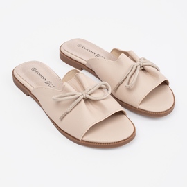 Goodin Colgajo de beige con un arco 2
