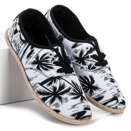 Mckeylor zapatillas BLACK &amp; WHITE atadas blanco negro 1