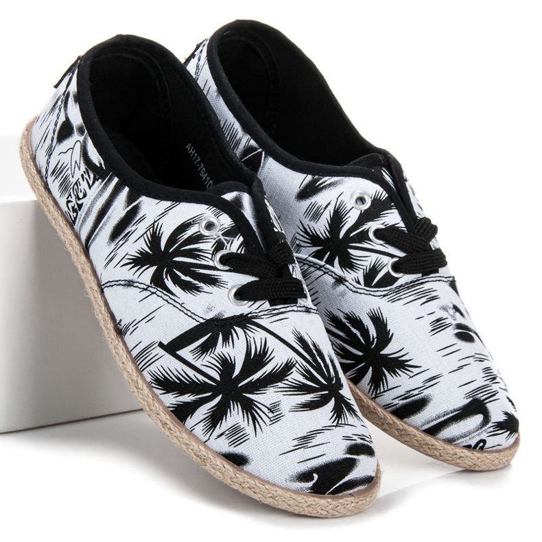 Mckeylor zapatillas BLACK & WHITE atadas blanco negro 1 Mckeylor zapatillas BLACK & WHITE atadas blanco negro 1