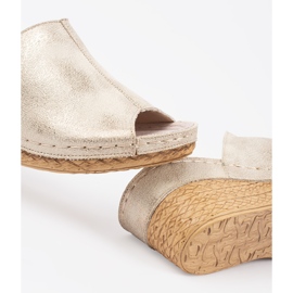 Goodin Golden Summer Summies Women's Wedges dorado 4