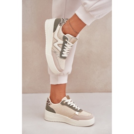 Zapatos deportivos femeninos en la plataforma Leopardo Leopardo verde 6