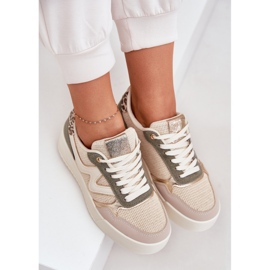 Zapatos deportivos femeninos en la plataforma Leopardo Leopardo verde 9