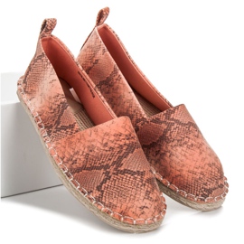 Mckeylor Alpargatas con estampado animal rosa 2