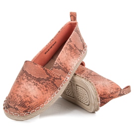 Mckeylor Alpargatas con estampado animal rosado 3