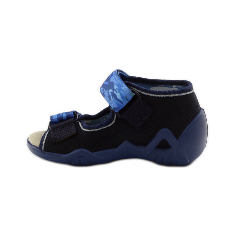 Sandalias befado 250p inserto piel azul marino azul 2